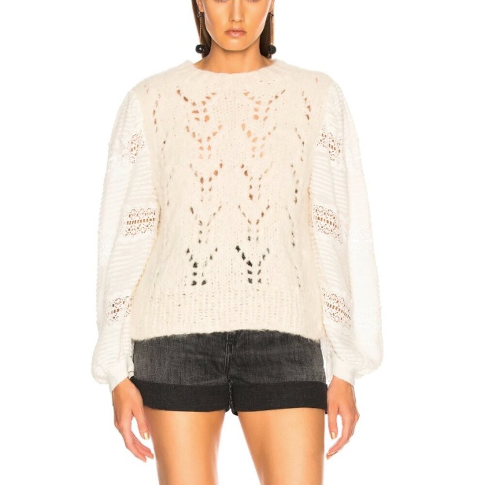 NWT Sea New York Ellie Lace Combo Sweater
